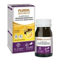 DR. GIORGINI FLUIDIL BRONCHI 60 pastiglie da 500mg (30 dosi da 2 pastiglie) Formato disponibile: 30g, Dr Giorgini