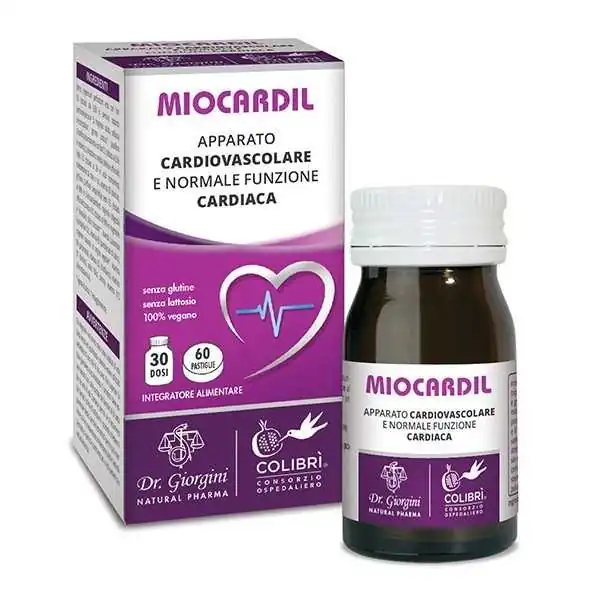DR. GIORGINI MIOCARDIL 60 pastiglie da 500mg (30 dosi da 2 pastiglie) Formato disponibile: 30g, Dr Giorgini