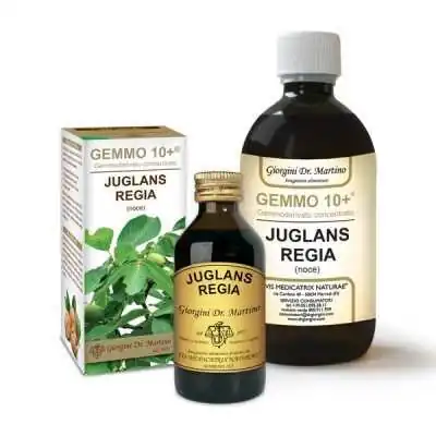 DR. GIORGINI GEMMO 10+ Noce 500 ml liquido analcoolico  Gemmoderivato concentrato Juglans, Dr Giorgini