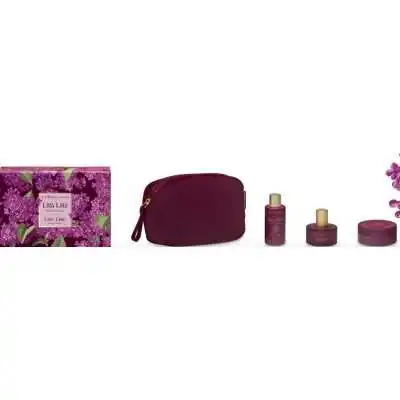 ERBOLARIO LILLA' LILLA' POCHETTE CREMA CORPO + PROFUMO + BAGNOSCHIUMA, L'ERBOLARIO