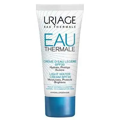 URIAGE - EAU THERMALE CREMA LEGGERA ALL'ACQUA SPF20, URIAGE