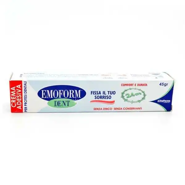 EMOFORM DENT PASTA ADESIVA 45g, POLIFARMA