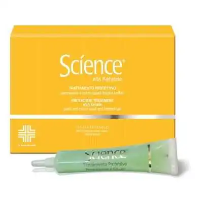 SCIENCE PROTETTIVO SedaComplexÂ® alla Keratina Permanente e Colore - Capelli Fragili e Trattati Siero 5 tubetti da 15 ml, VIVIPH