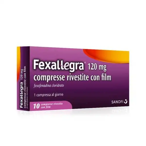 FEXALLEGRA 10 COMPRESSE RIVESTITE 120MG, SANOFI SPA