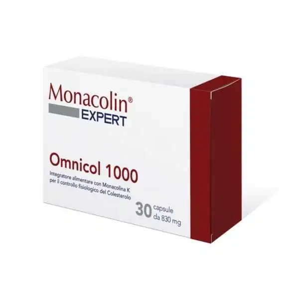 MONACOLIN EXPERT 30 COMPRESSE DA 830mg  Estratti di Riso con Monacoline e Coenzima Q10, DULAC