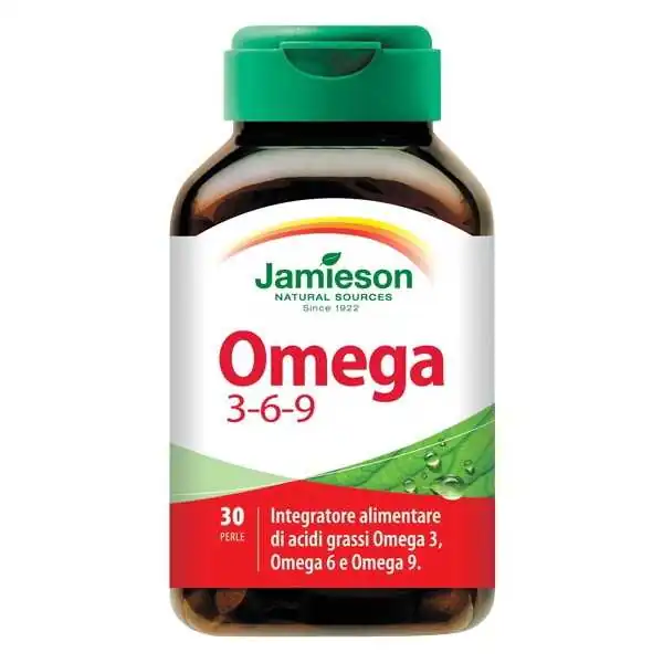 JAMIESON OMEGA 3 - 6 - 9 -- 30 PERLE, JAMIESON