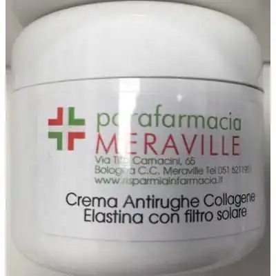 glam&amp;pharma CREMA VISO ANTIRUGHE COLLAGENE  - ELASTINA - ACIDO JALURONICO con filtri solari 50ml, GLAM&amp;amp;PHARMA