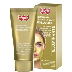 WINTER Maschera Viso in Crema a base di Argilla Oro, WINTER