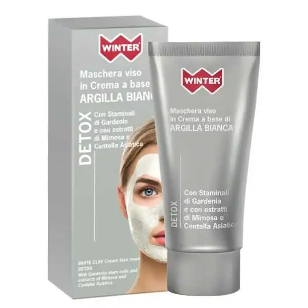 WINTER Maschera Viso in Crema a base di Argilla Bianca, WINTER