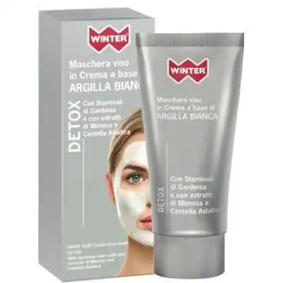 WINTER Maschera Viso in Crema a base di Argilla Bianca, WINTER