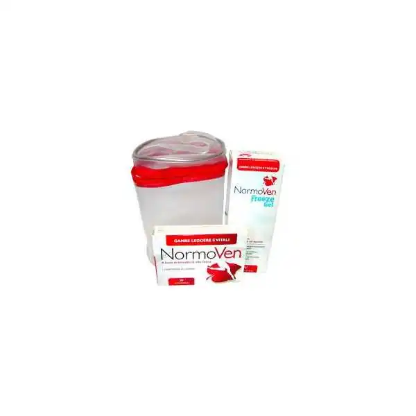 NORMOVEN 30 compresse da 1g Naturale sollievo per le gambe! + FREEZE GEL 75ml -pochette omaggio, AUROBINDO