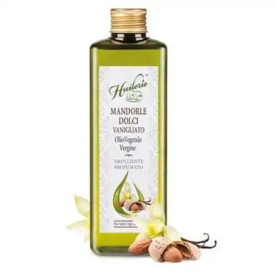 HUILERIE OLIO DI MANDORLE DOLCI VANIGLIATO  VEGETALE VERGINE SENZA PROFUMO, CABASSI &amp; GIURIATI