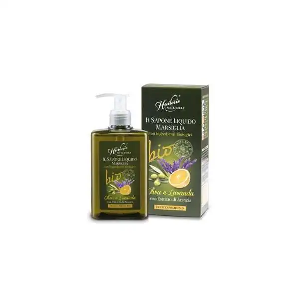 HUILERIE SAPONE LIQUIDO MARSIGLIA OLIVA E LAVANDA, CABASSI &amp; GIURIATI