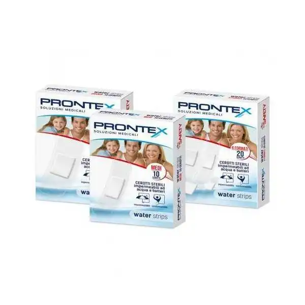 PRONTEX WATER STRIPS 10 CEROTTI MEDI, 