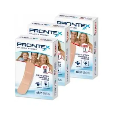 PRONTEX SKIN STRIPS 12 CEROTTI GRANDI, 