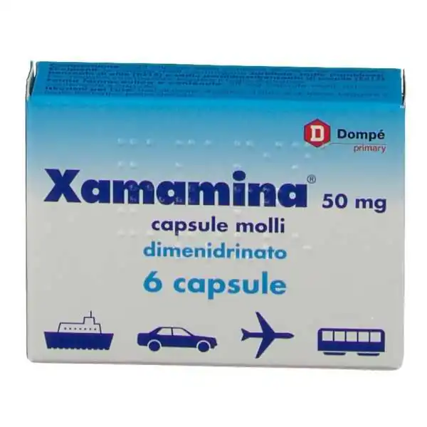 Xamamina Dimenidrinato 6 Capsule | Farma di Fiducia