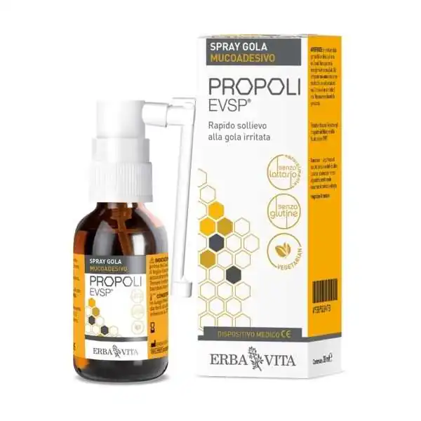 Erbavita Propoli EVSP Spray Gola 20ml | Farma di Fiducia