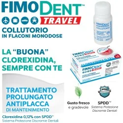 FIMODENT COLLUTTORIO da viaggio 0,12% CLOREXIDINA 14 FLACONCINI 10ml, FIMO DENT