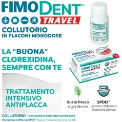 FIMODENT COLLUTTORIO da viaggio 0,20% CLOREXIDINA 14 FLACONCINI 10ml, FIMO DENT