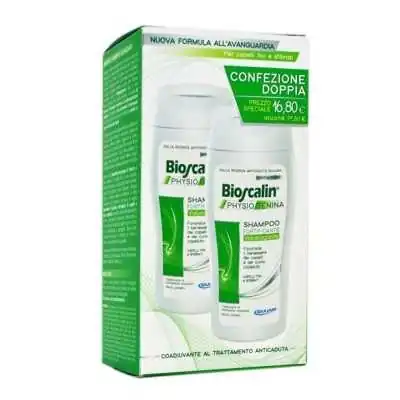 BIOSCALINÂ® 2X  PHYSIOGENINA  SHAMPOO  FORTIFICANTE rivitalizzante 200ml, Bioscalin