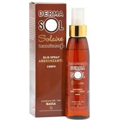 Dermasol Solaire Olio Spray Abbronzante Corpo 125ml, MEDA