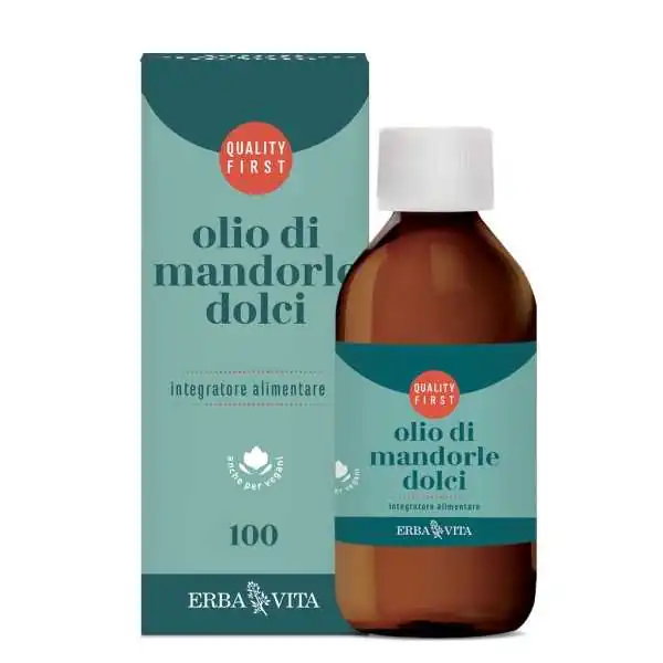 Erbavita Olio di Mandorle Dolci 100 ml | Farma di Fiducia
