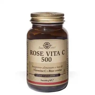 Solgar Rose Vita C 500 100 Tavolette | Risparmia in Farmacia