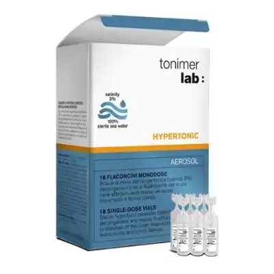 TONIMER AEROSOL HYPERTONIC FLACONI MONODOSE 18 DA 5ml, Ganassini